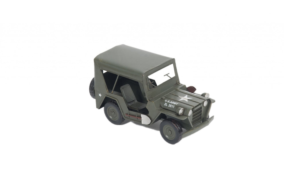 Willys Quad Overland Jeep Sculpture By Homeroots | Sculptures | Modishstore - 4