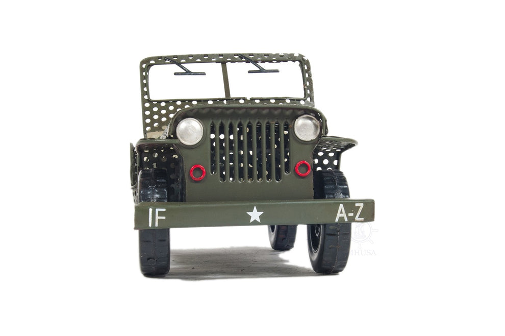 c1945 Willys CJ-2A Overland Jeep Sculpture By Homeroots | Sculptures | Modishstore - 2