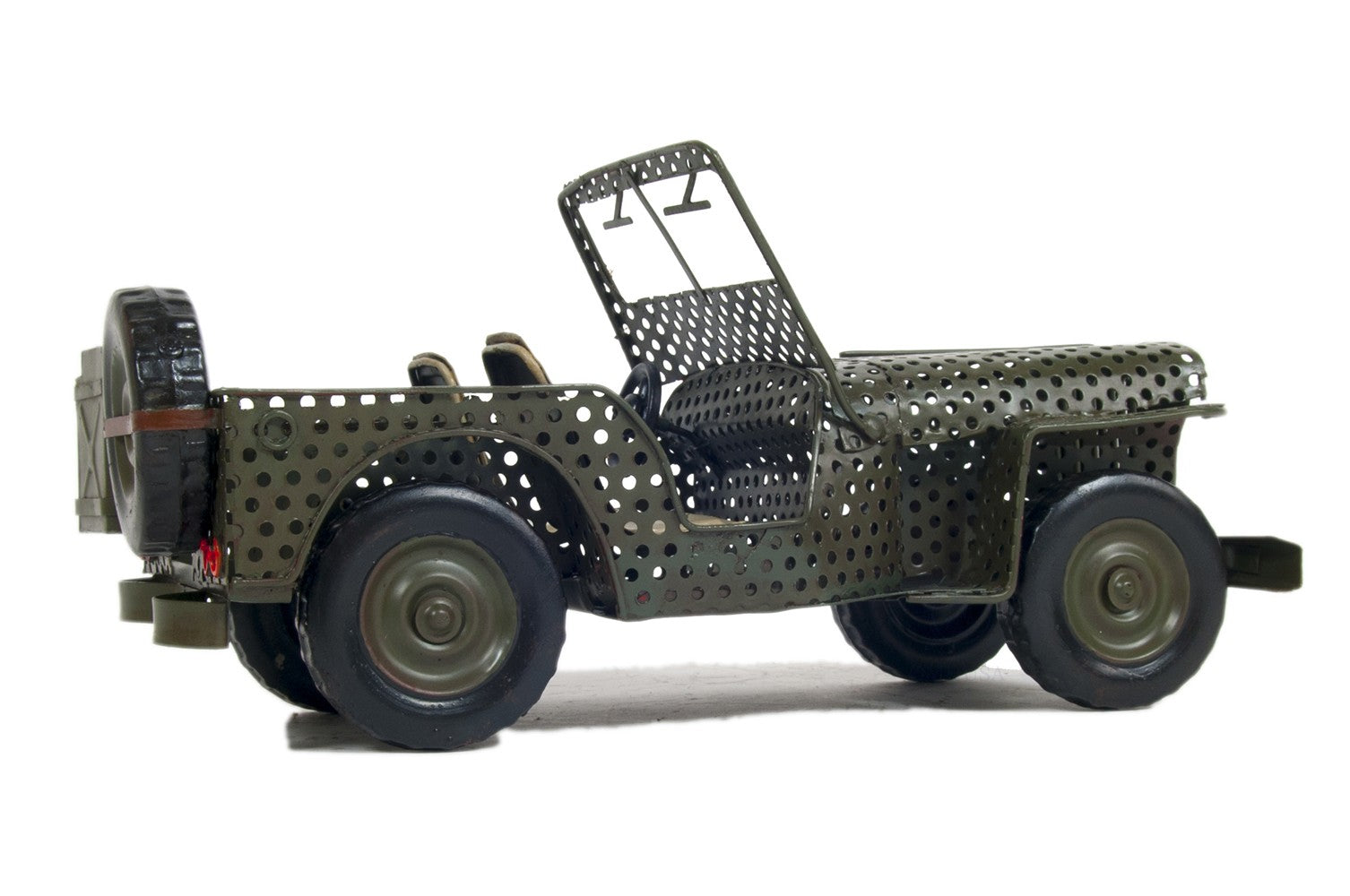 c1945 Willys CJ-2A Overland Jeep Sculpture By Homeroots | Sculptures | Modishstore - 6