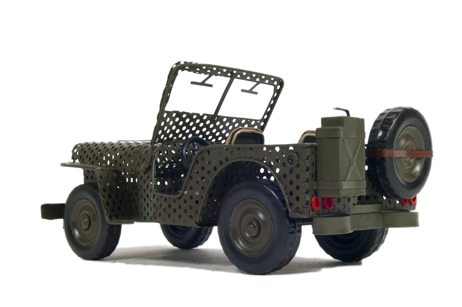 c1945 Willys CJ-2A Overland Jeep Sculpture By Homeroots | Sculptures | Modishstore - 9