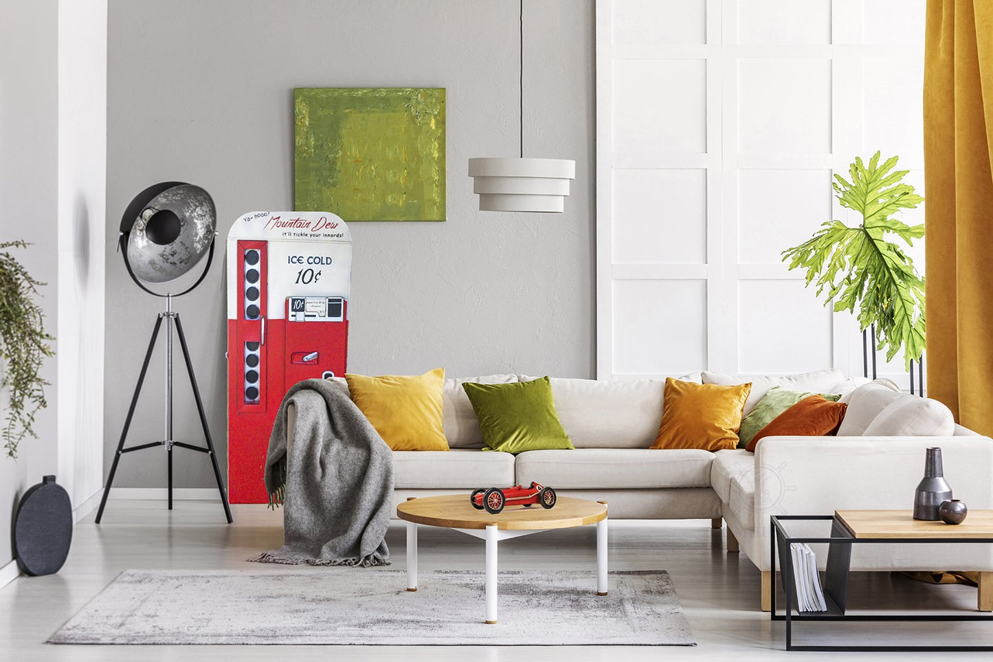 Coca-Cola Vending Machine Storage By Homeroots | Sculptures | Modishstore - 2