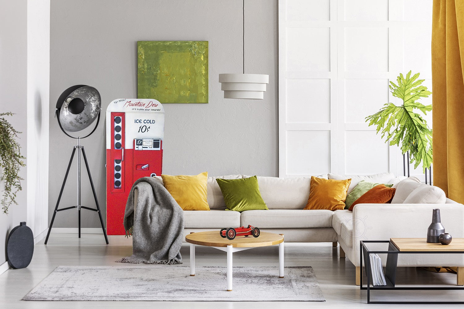 Coca-Cola Vending Machine Storage By Homeroots | Sculptures | Modishstore - 2