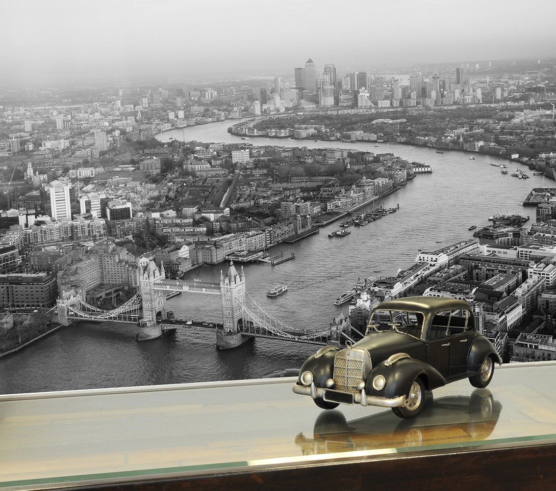 c1937 Plymouth P4 Deluxe Black Sculpture By Homeroots | Sculptures | Modishstore - 8