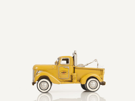 c1926 Pennzoil Tow Truck Yellow Model Sculpture By Homeroots | Sculptures | Modishstore