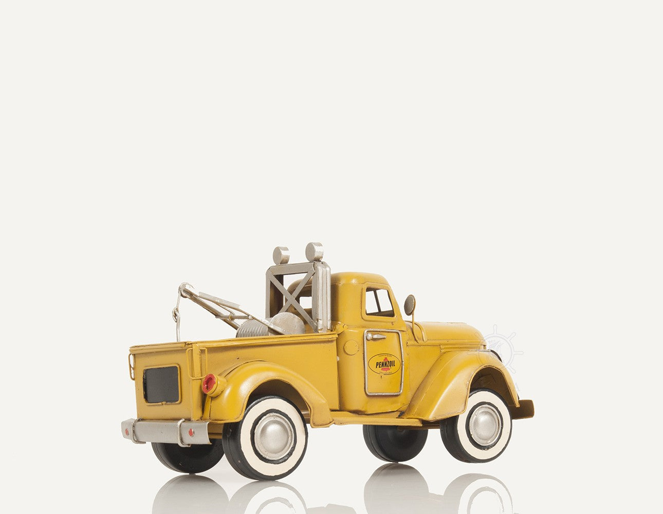 c1926 Pennzoil Tow Truck Yellow Model Sculpture By Homeroots | Sculptures | Modishstore - 4