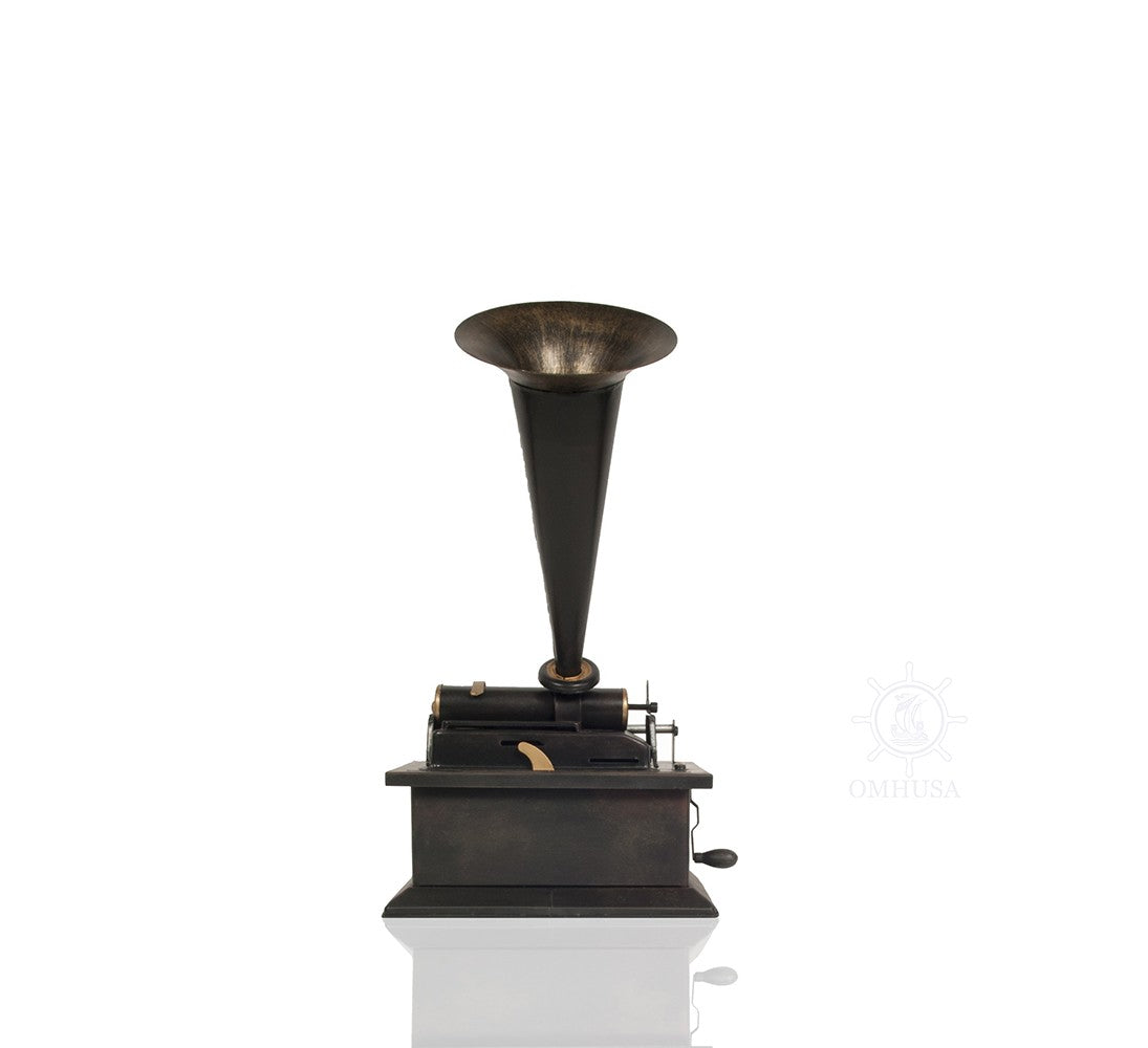 c1901 Edison Standard Phonograph Replica Sculpture By Homeroots | Sculptures | Modishstore - 2