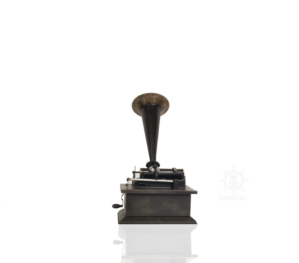 c1901 Edison Standard Phonograph Replica Sculpture By Homeroots | Sculptures | Modishstore - 3