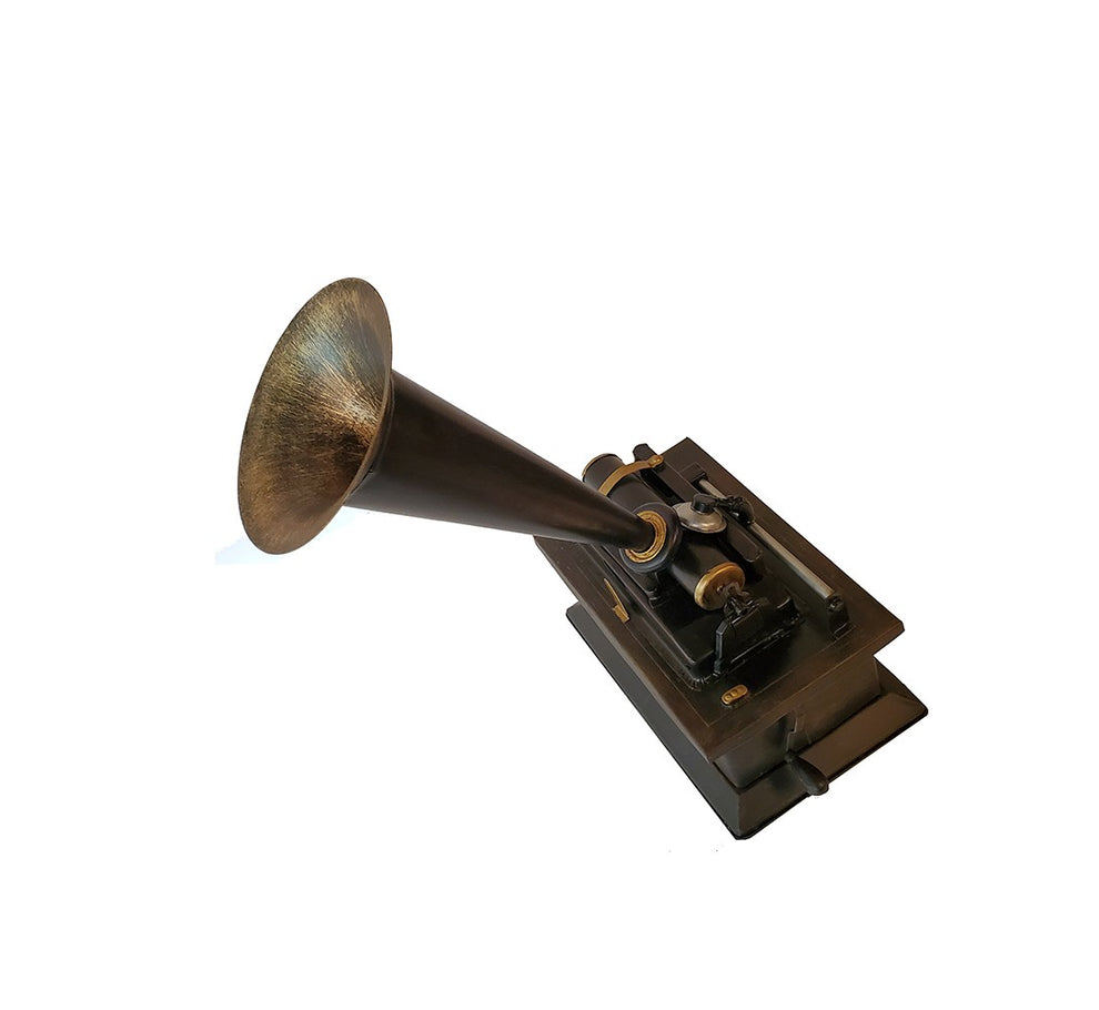 c1901 Edison Standard Phonograph Replica Sculpture By Homeroots | Sculptures | Modishstore - 8