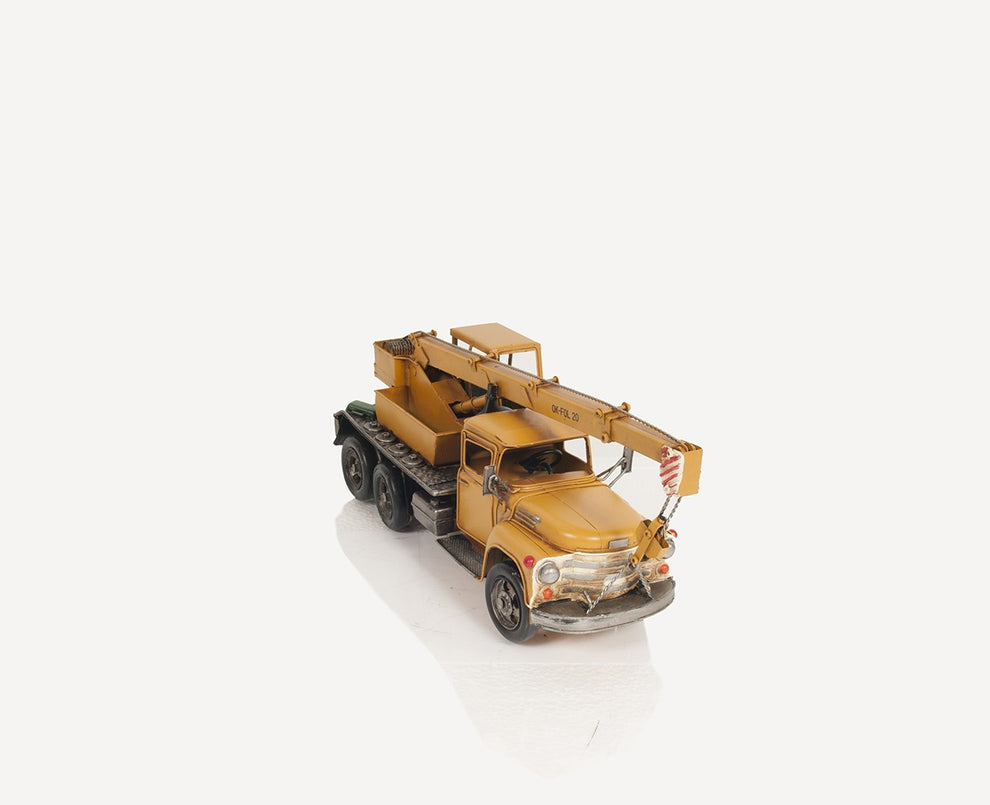 Crane Truck Sculpture By Homeroots | Sculptures | Modishstore - 5