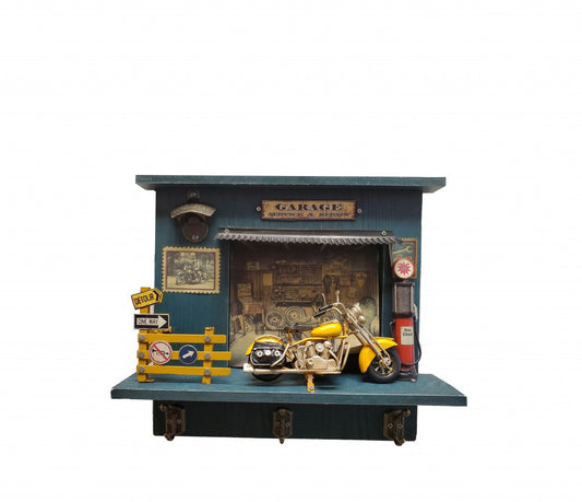 Vintage Harley Garage Key Organizer By Homeroots | Sculptures | Modishstore