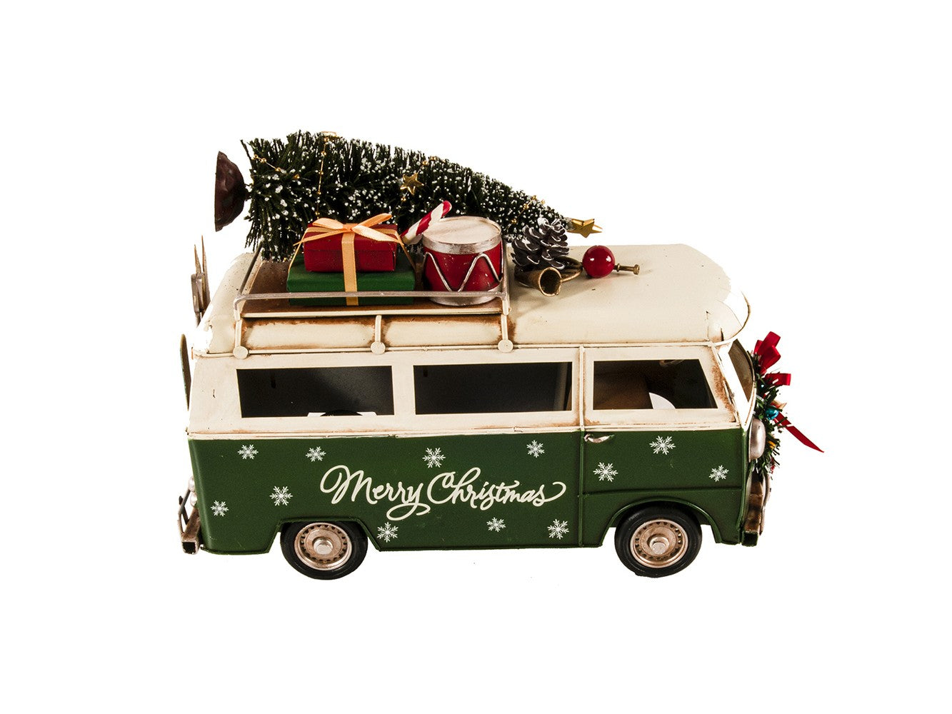 c1960s Volkswagen Christmas Bus Sculpture By Homeroots | Sculptures | Modishstore