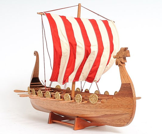 Drakkar Viking Large Ship Model By Homeroots | Sculptures | Modishstore