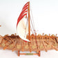 Drakkar Viking Large Ship Model By Homeroots | Sculptures | Modishstore - 4