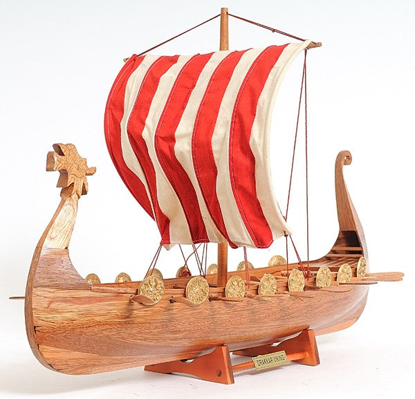Drakkar Viking Large Ship Model By Homeroots | Sculptures | Modishstore - 5