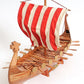 Drakkar Viking Large Ship Model By Homeroots | Sculptures | Modishstore - 6