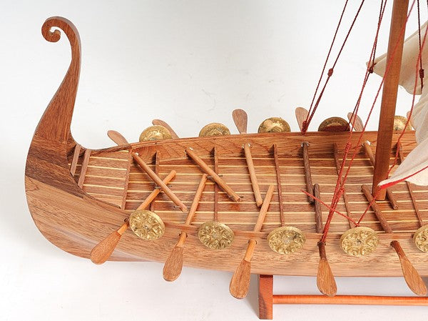 Drakkar Viking Large Ship Model By Homeroots | Sculptures | Modishstore - 7