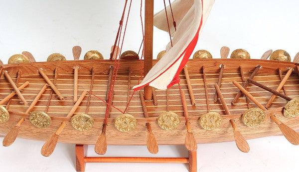 Drakkar Viking Large Ship Model By Homeroots | Sculptures | Modishstore - 8