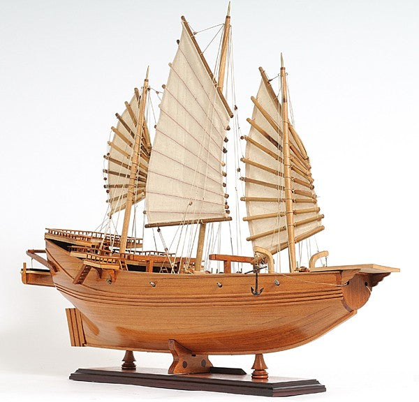 Chinese Junk Ship Model By Homeroots | Sculptures | Modishstore - 4
