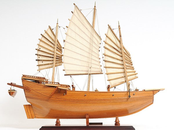 Chinese Junk Ship Model By Homeroots | Sculptures | Modishstore - 5
