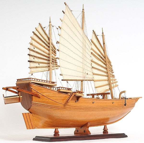 Chinese Junk Ship Model By Homeroots | Sculptures | Modishstore - 6
