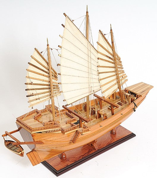 Chinese Junk Ship Model By Homeroots | Sculptures | Modishstore - 7