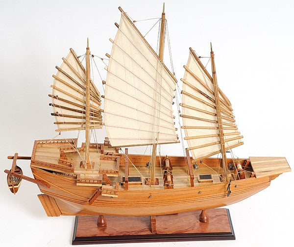 Chinese Junk Ship Model By Homeroots | Sculptures | Modishstore - 8