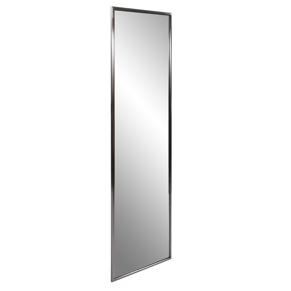 Antiqued Brushed Brass Rectangular Full Length Wall Mirror By Homeroots | Mirrors | Modishstore - 9