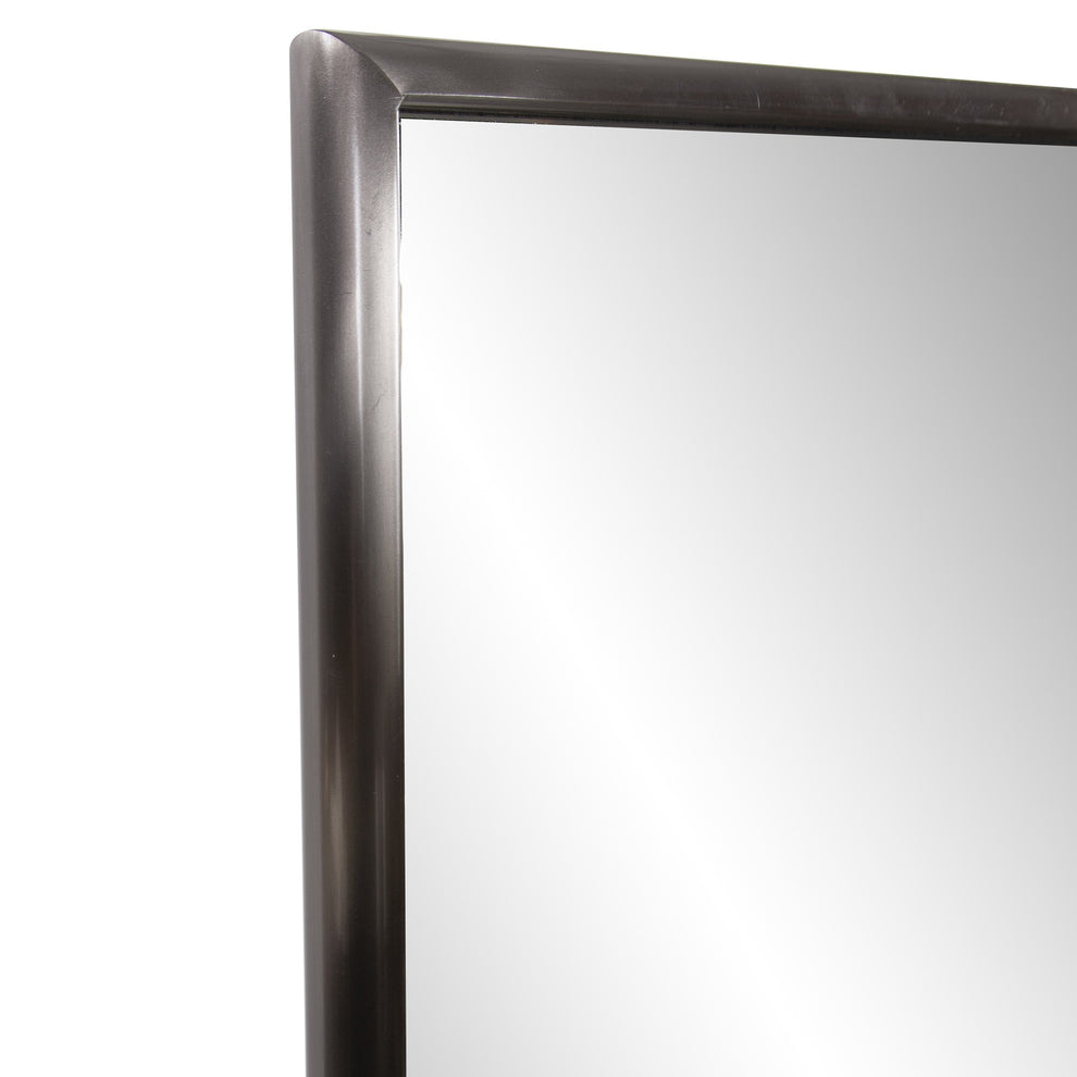 Antiqued Brushed Brass Rectangular Full Length Wall Mirror By Homeroots | Mirrors | Modishstore - 11