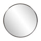 32" Antiqued Brushed Brass Round Wall Mirror By Homeroots | Mirrors | Modishstore - 6