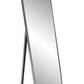 Sleek Brushed Brass Rectangular Full Length Standing Mirror By Homeroots | Mirrors | Modishstore