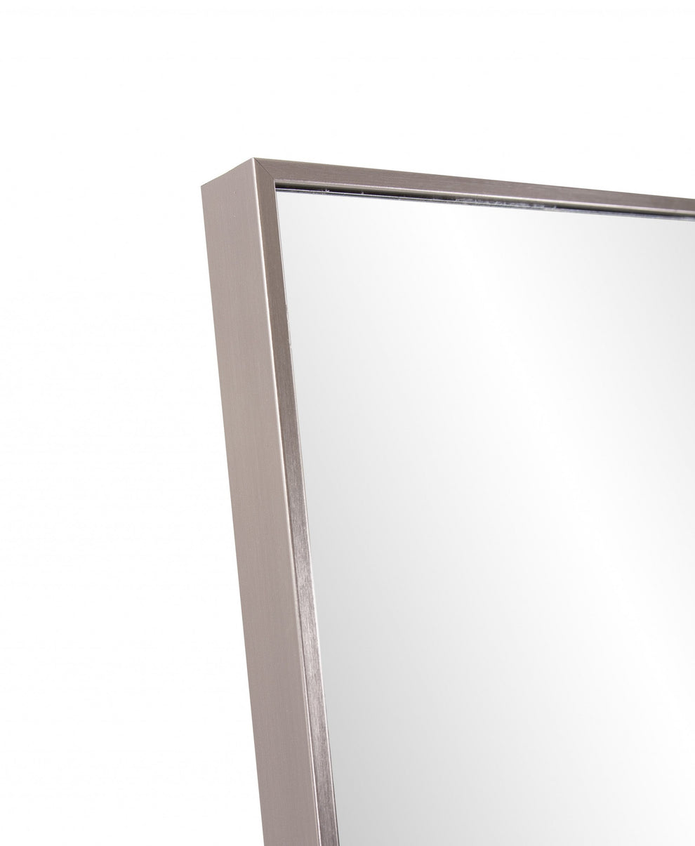 Sleek Brushed Brass Rectangular Full Length Standing Mirror By Homeroots | Mirrors | Modishstore - 5