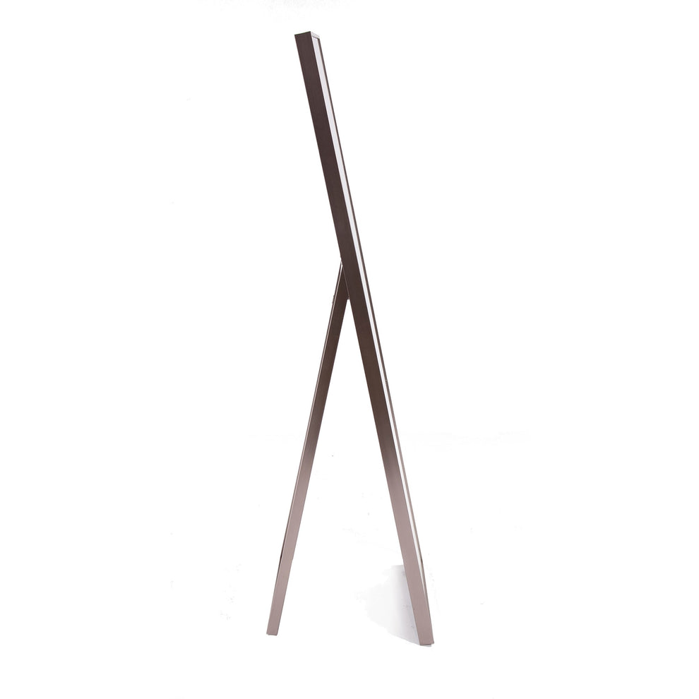 Sleek Brushed Brass Rectangular Full Length Standing Mirror By Homeroots | Mirrors | Modishstore - 6