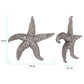 19" Silver Pewter Textured Starfish Wall Art By Homeroots | Wall Decor | Modishstore - 7