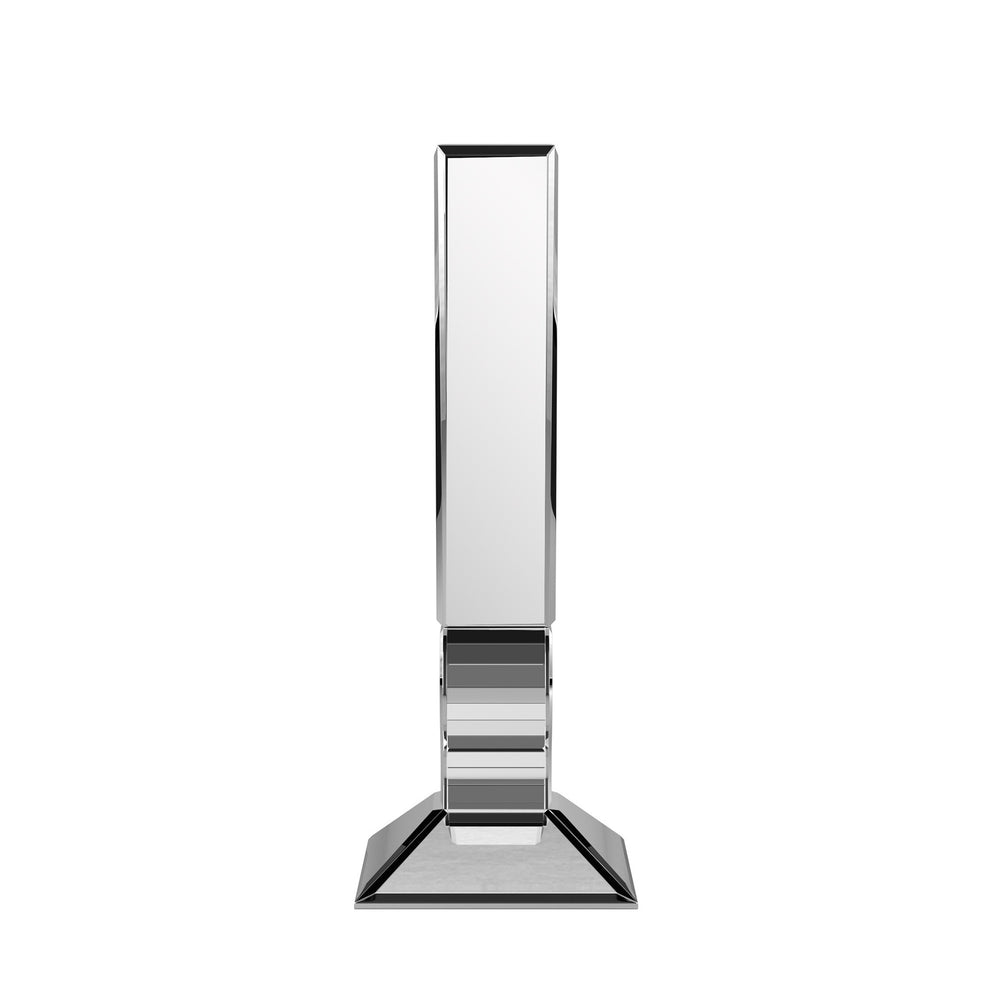 Beveled Mirrored Panel Art Deco Tall Vase By Homeroots | Vases | Modishstore - 3