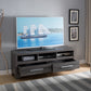 Stunning Modern Grey TV Console Cabinet By Homeroots