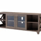 Modern Rustic Walnut Oak TV Console Cabinet By Homeroots | TV Stands | Modishstore - 3