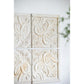 Set of 4 Whitewashed Arabesque Carved Wall Art By Homeroots | Wall Decor | Modishstore - 3