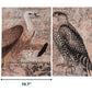 Set of 2 Antique Post Card Birds Wall Art By Homeroots | Wall Decor | Modishstore - 2