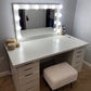 Glam Style Lighted USB Vanity Mirror By Homeroots | Mirrors | Modishstore - 4