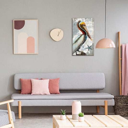 Colorful Pelican Wall Décor By Homeroots | Wall Decor | Modishstore