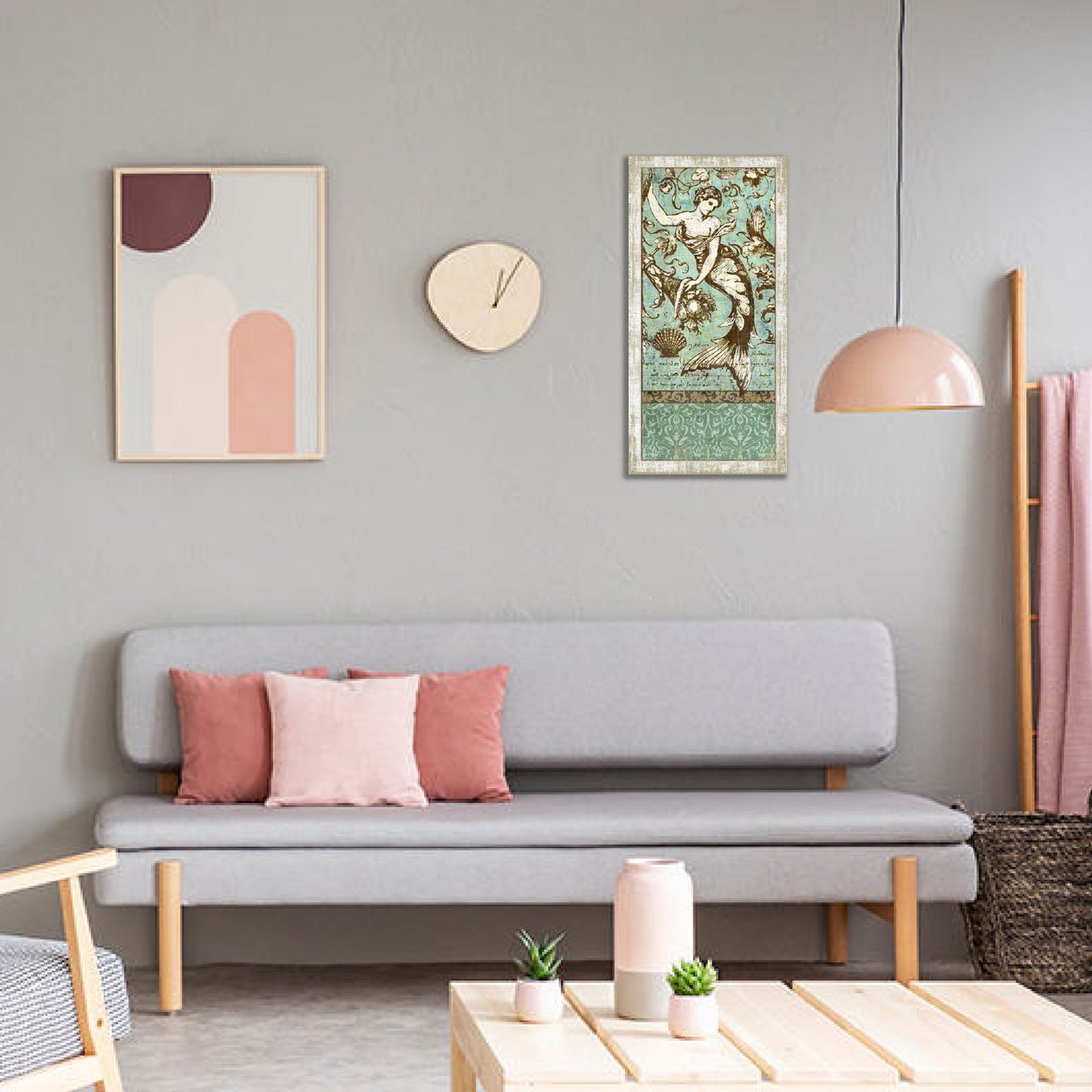 Mermaid Goddess Wall Décor By Homeroots | Wall Decor | Modishstore - 3