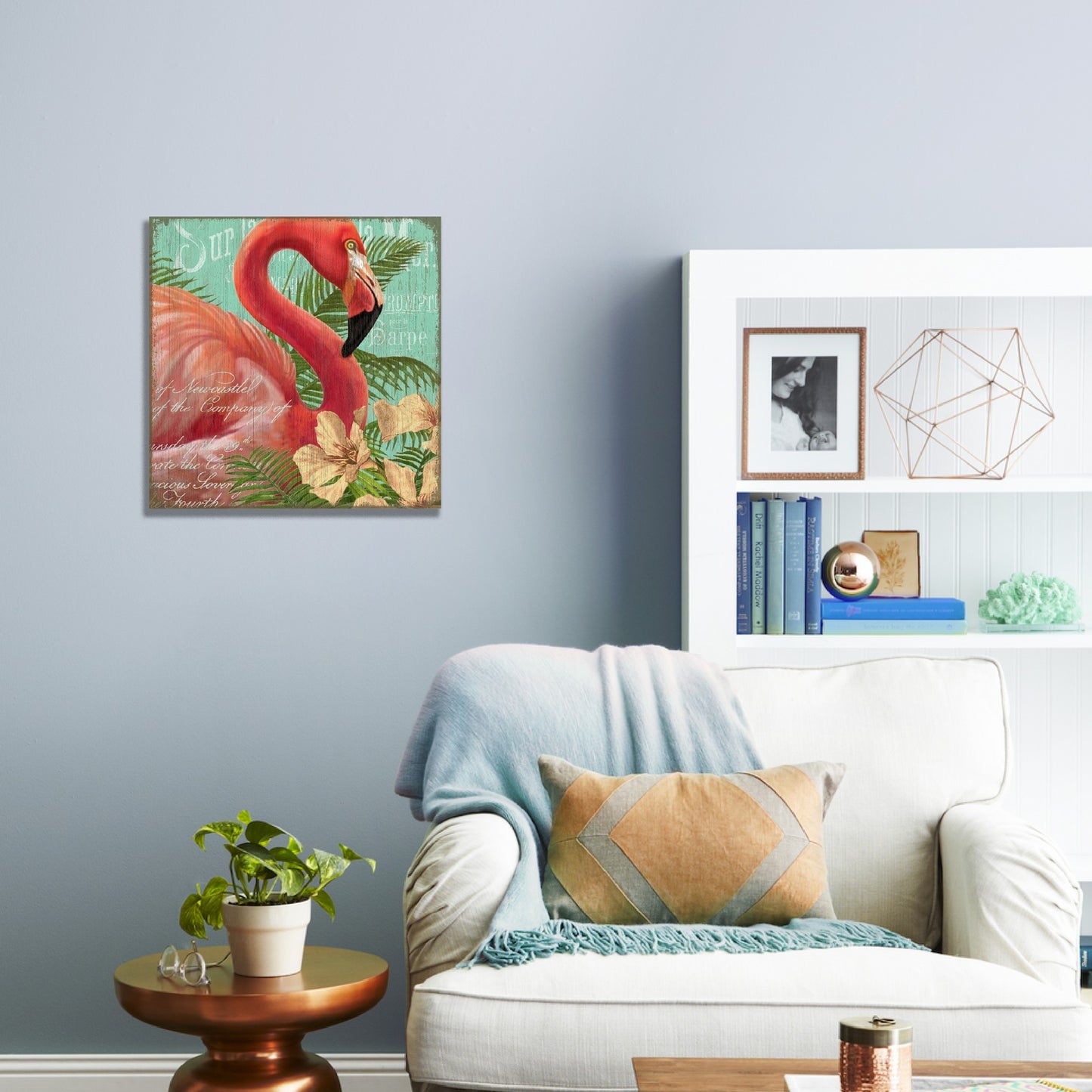 Fun Tropical Flamingo Wall Décor By Homeroots | Wall Decor | Modishstore - 2