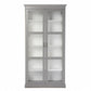 Gray Cornice Molding Double Door Curio Cabinet By Homeroots | Cabinets | Modishstore - 4