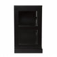 Dynasty Contemporary Black And White Low Curio Cabinet By Homeroots | Cabinets | Modishstore - 6