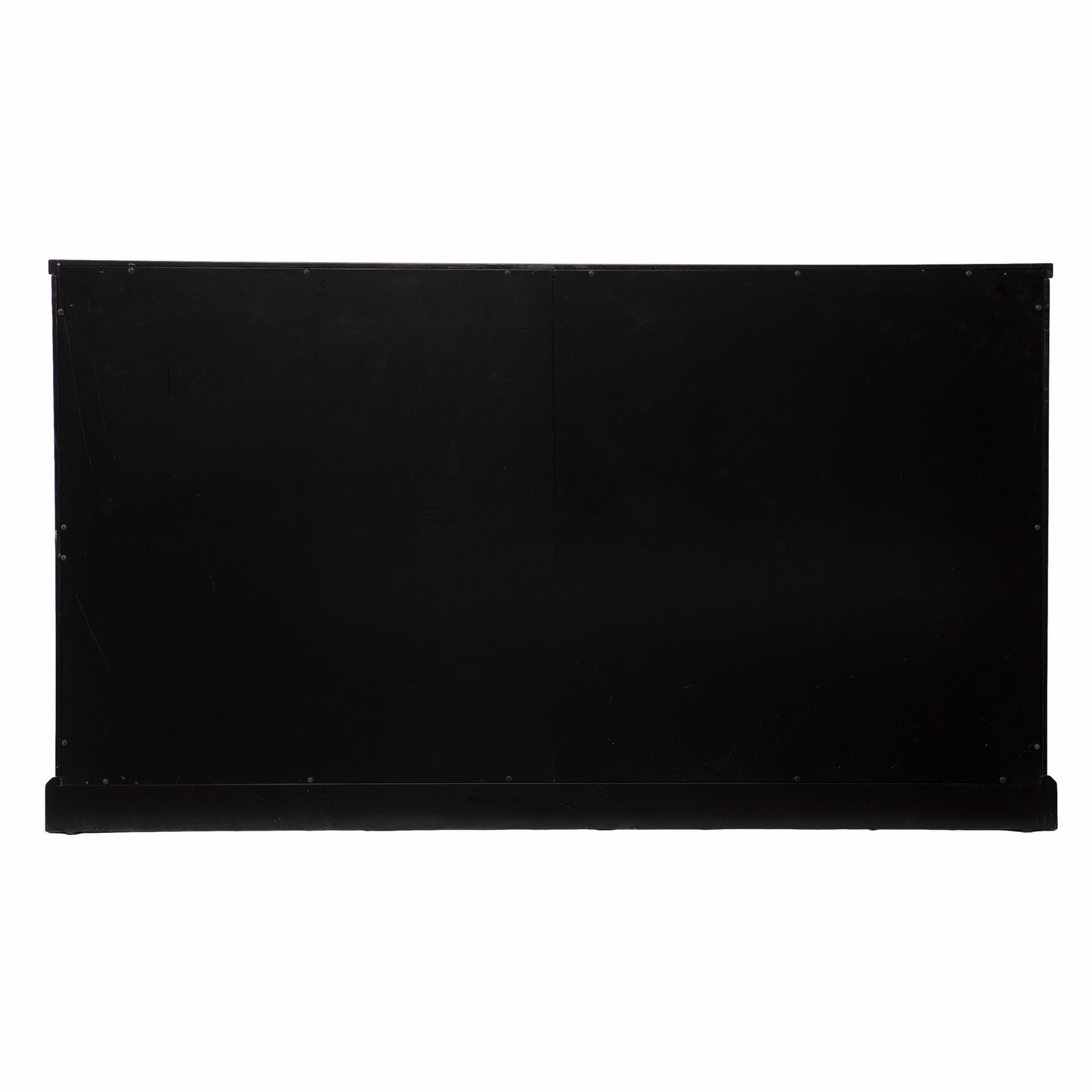 Dynasty Contemporary Black And White Low Curio Cabinet By Homeroots | Cabinets | Modishstore - 7