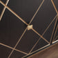 Black And Gold Harlequin Sideboard Storage Cabinet By Homeroots | Cabinets | Modishstore - 2