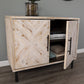 Modern Farmhouse Rustic Natural Accent Storage Cabinet By Homeroots | Cabinets | Modishstore - 2