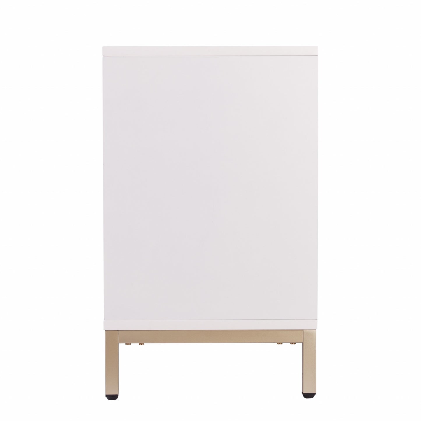 White And Gold Moroccan Dynasty Three Door Accent Cabinet By Homeroots | Cabinets | Modishstore - 6