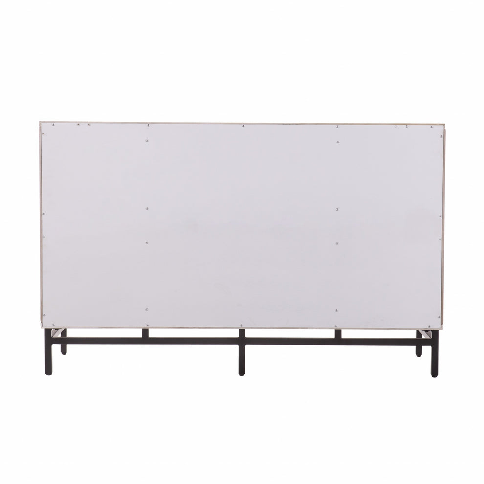 Champagne Deco Buffet Storage Cabinet By Homeroots | Sideboards | Modishstore - 7