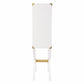 Campaign White And Gold Tall Bar Cabinet By Homeroots | Cabinets | Modishstore - 6